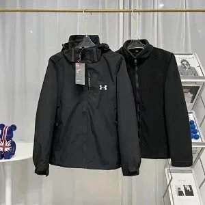 Under Armour Black Windbreaker Jacket