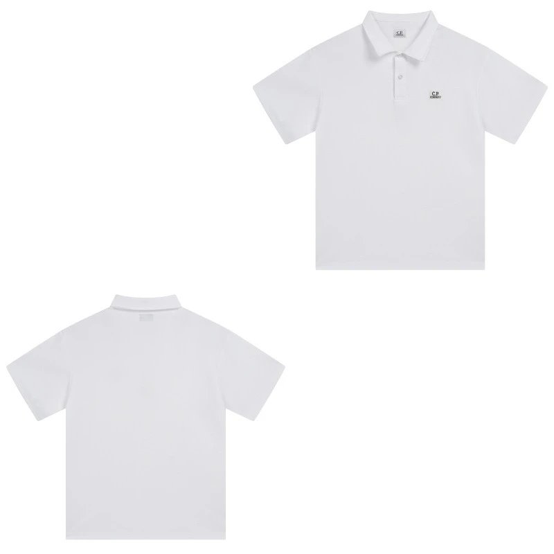 C.P. Company Shirts Short-Sleeve Polo Shirt — 016 white