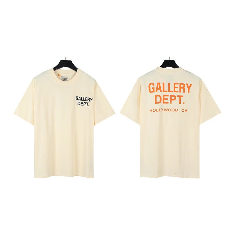 Gallery Dept. T-Shirts Loose Graphic Print — 9008 Apricot (Digital Direct Injection)