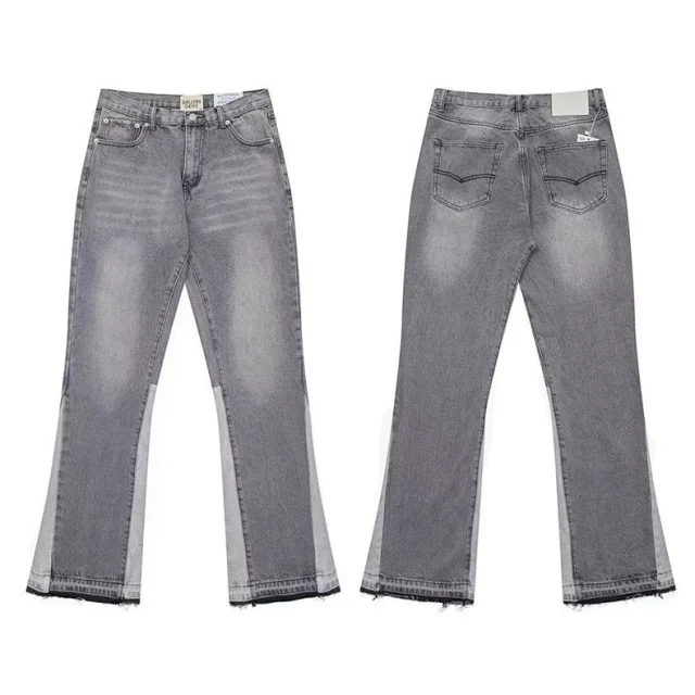 Unbranded Jeans Wide-leg distressed patchwork product detail image 45