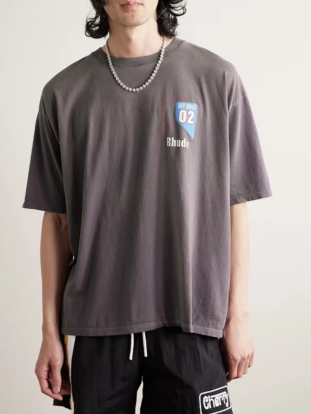 Rhude T-Shirts Graphic Print Short-Sleeve T-Shirt product detail image 48
