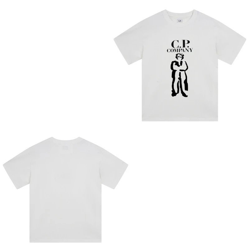 C.P. Company Shirts Short-Sleeve Polo Shirt — 227 white