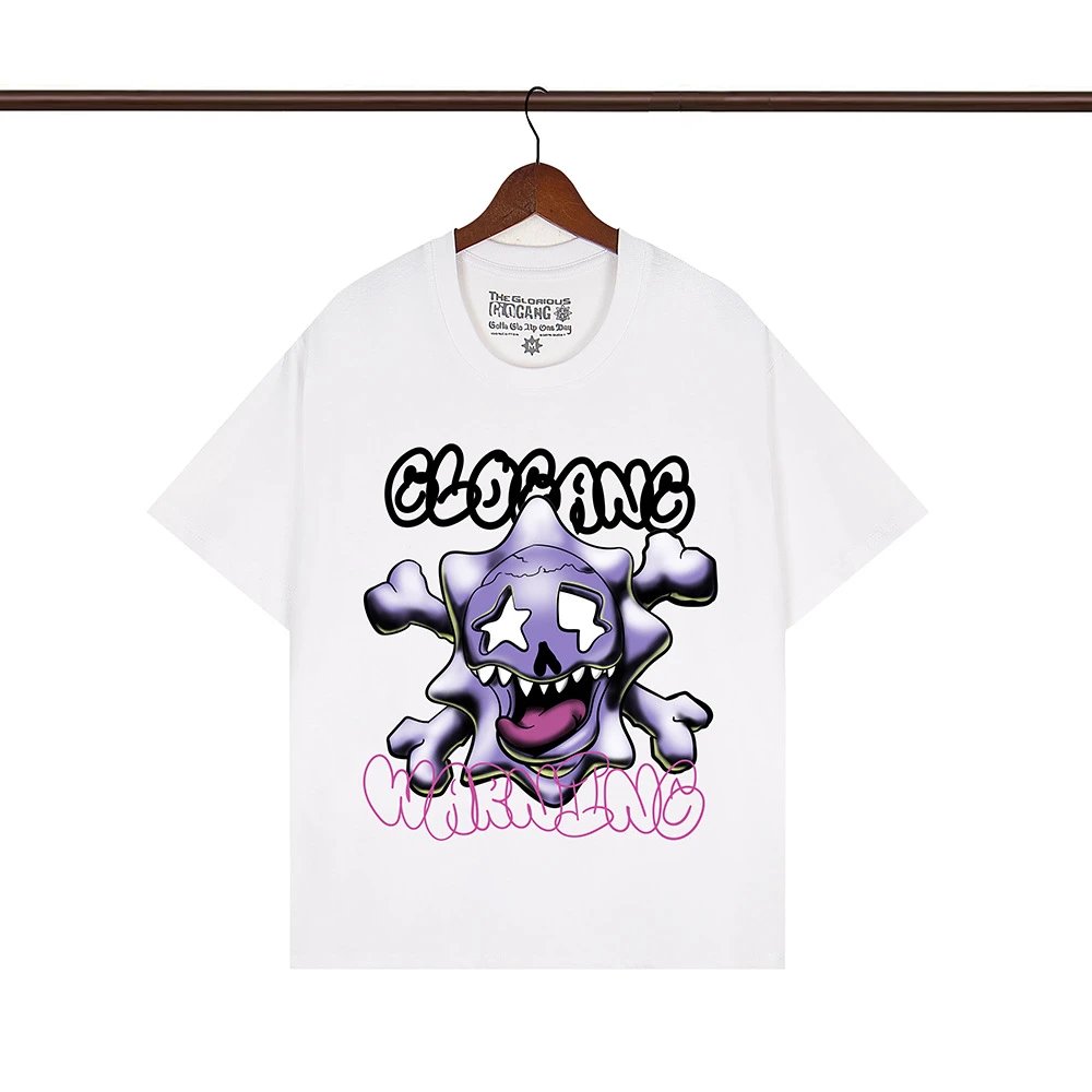Glo Gang T-Shirts Graphic Print Crew Neck T-Shirt — 115 white