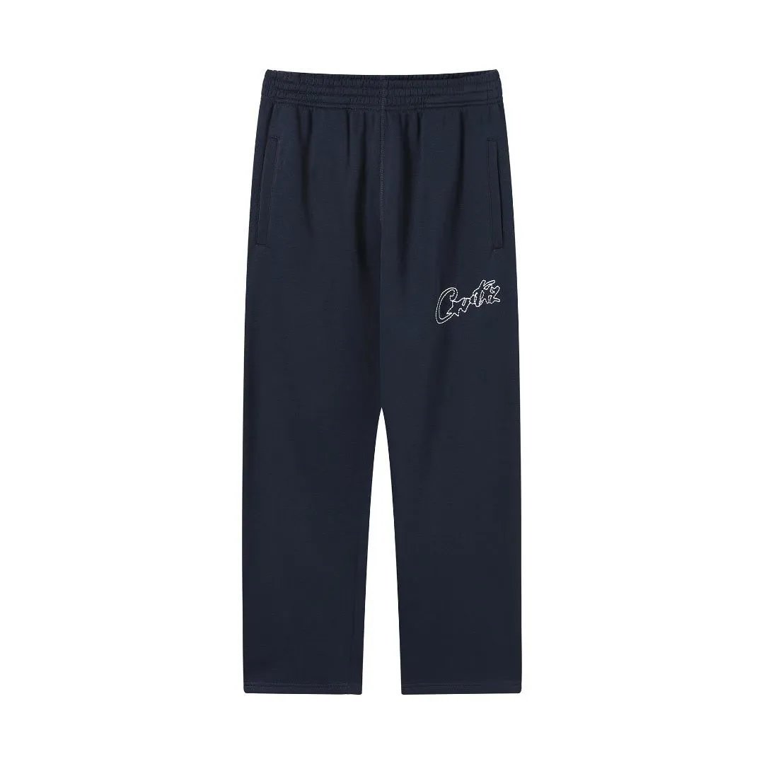 Corteiz Hoodies & Sweatshirts Logo-print hooded sweatshirt — 512 Navy blue trousers