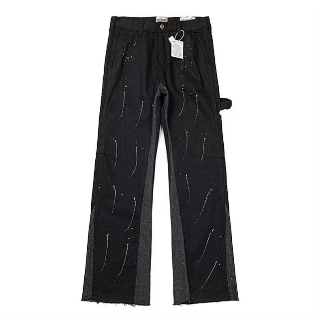 Unbranded Jeans Wide-leg distressed patchwork product detail image 7