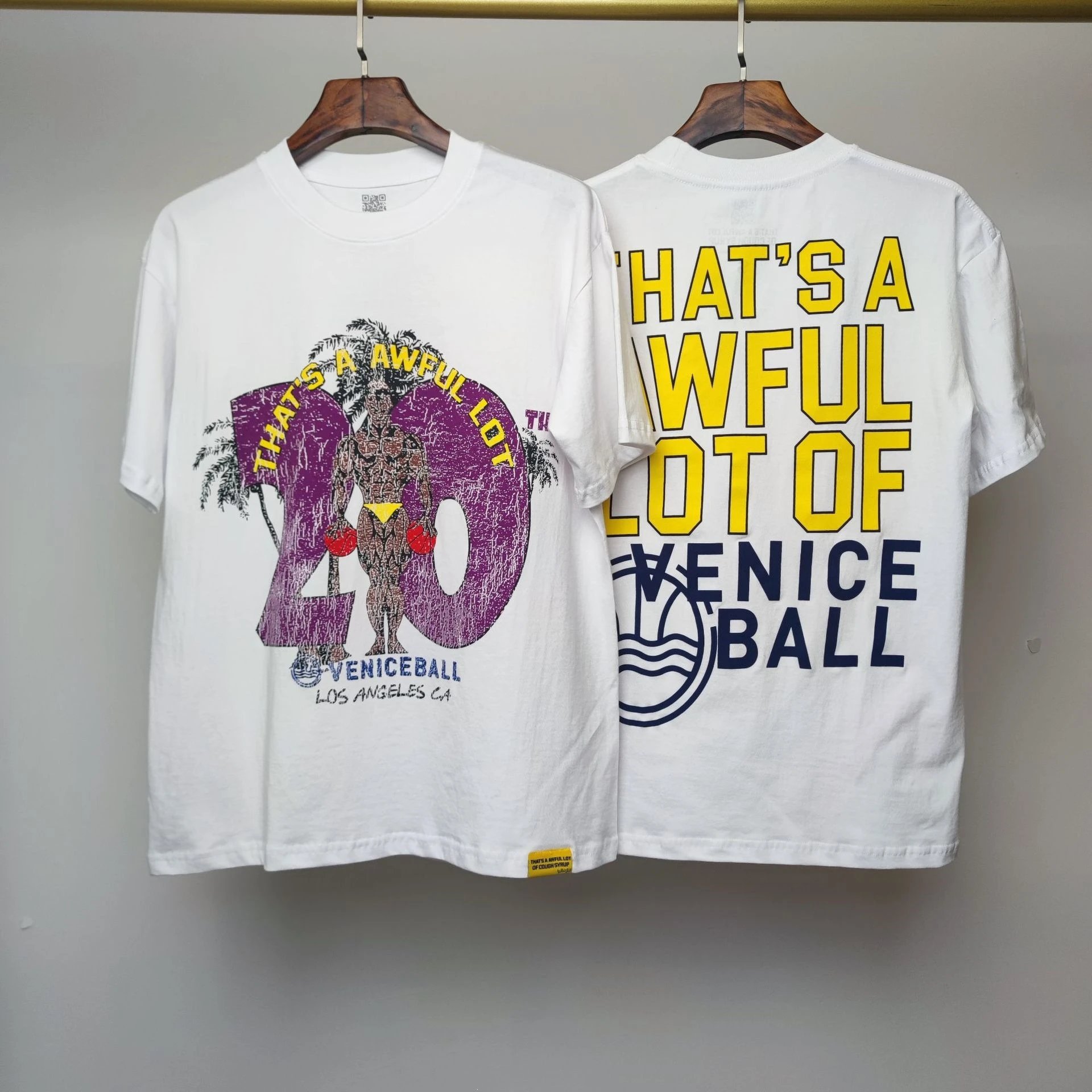Unbranded T-Shirts Graphic Print — 43 white