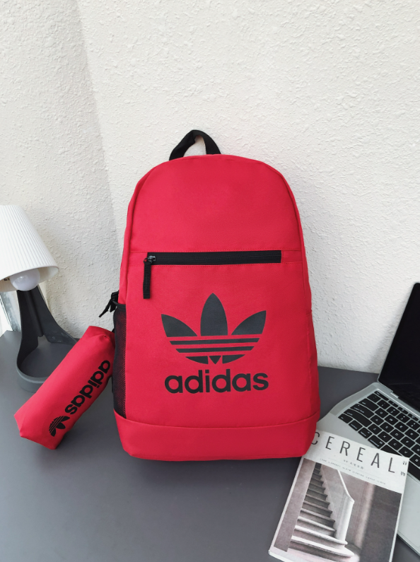 Adidas Backpacks Three-Stripe Trefoil Backpack — 2676-2 red