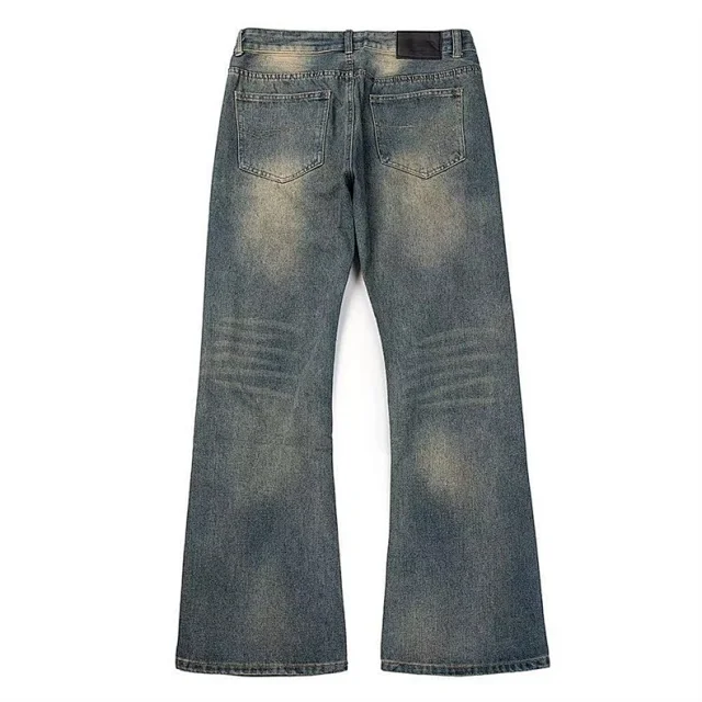 Unbranded Jeans Wide-leg distressed patchwork product detail image 10