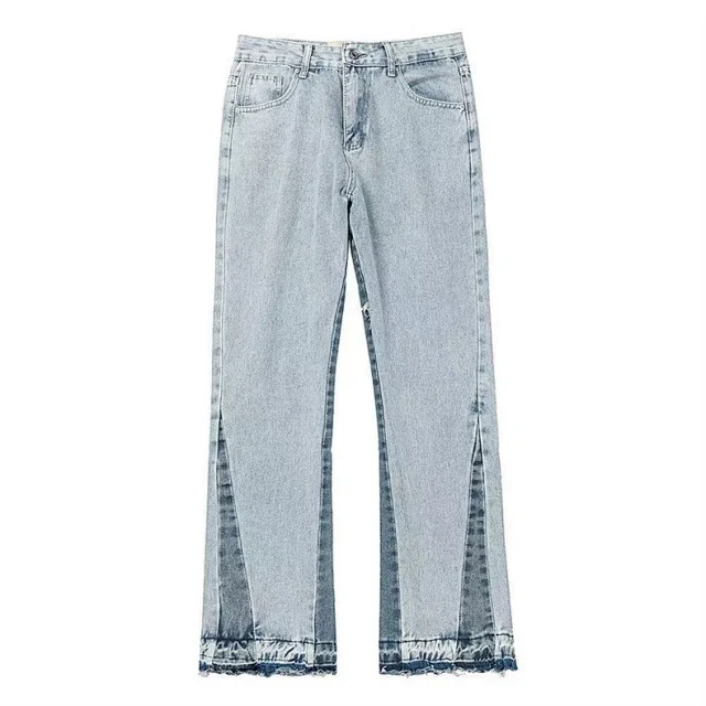 Unbranded Jeans Wide-leg distressed patchwork product detail image 24
