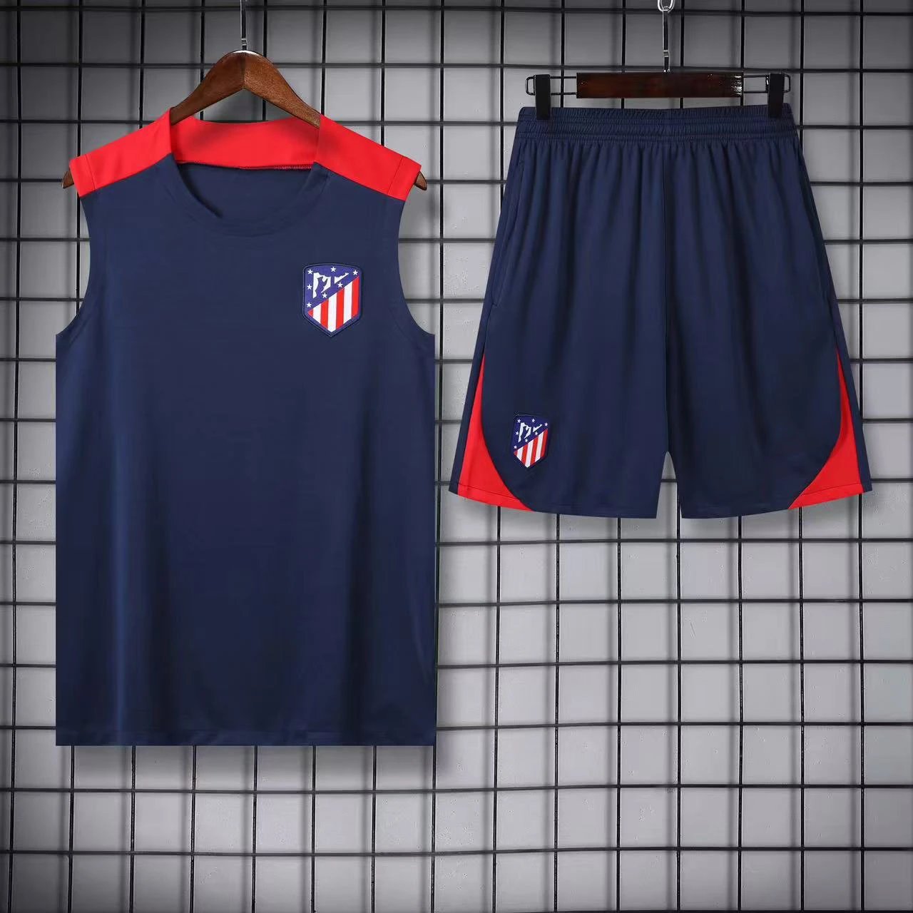 Atlético de Madrid Football Jerseys Sleeveless jersey and shorts set — 2425 Atlético Madrid royal blue