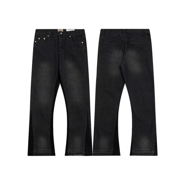 Unbranded Jeans Wide-leg distressed patchwork product detail image 38