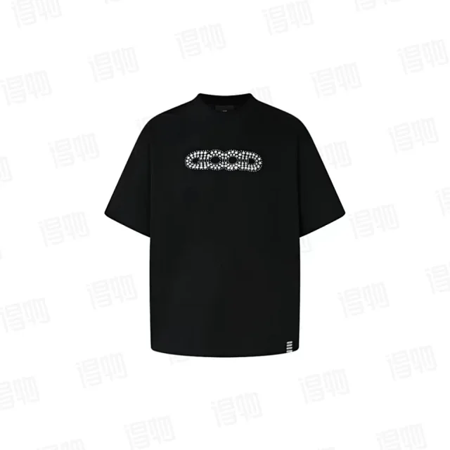 GOODBAI T-Shirts Oversized short-sleeve logo graphic T-shirt product detail image 4