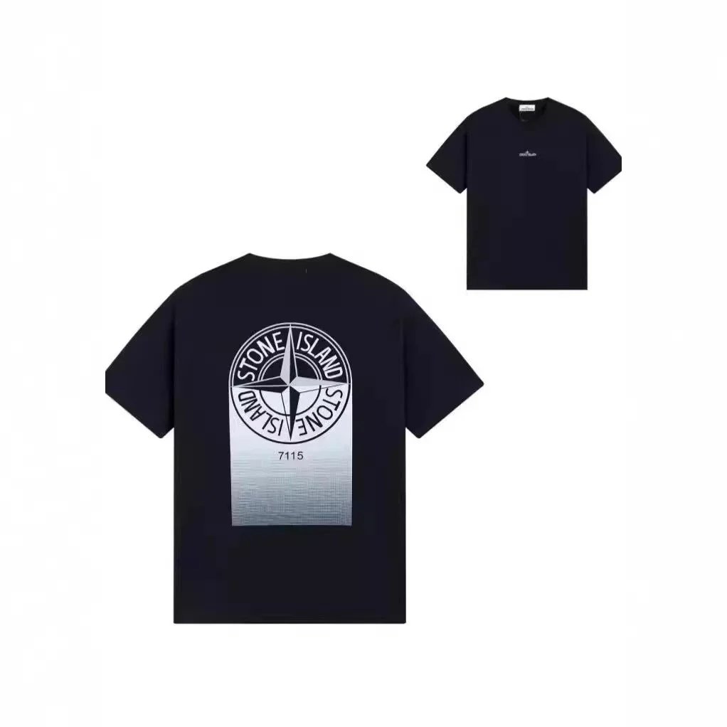 Stone Island T-Shirts Short-Sleeve Graphic Print T-Shirt image 4