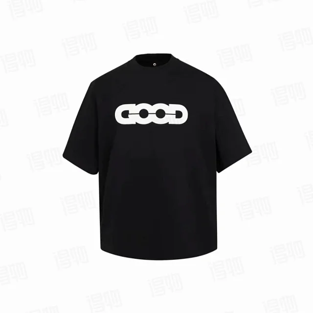 GOODBAI T-Shirts Oversized short-sleeve logo graphic T-shirt product detail image 7