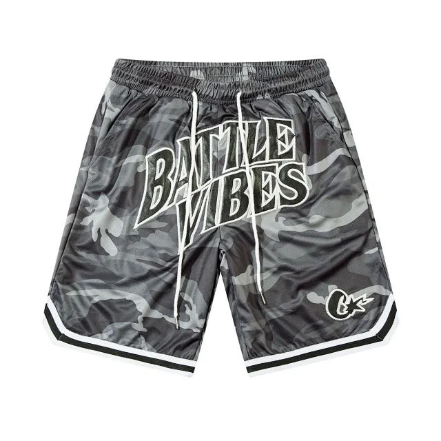 Unbranded Shorts Drawstring Mesh with Embroidered Graphic Lettering product detail image 37