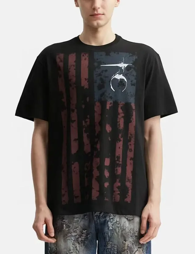 Unbranded T-Shirts Star and crescent moon graphic product detail image 25