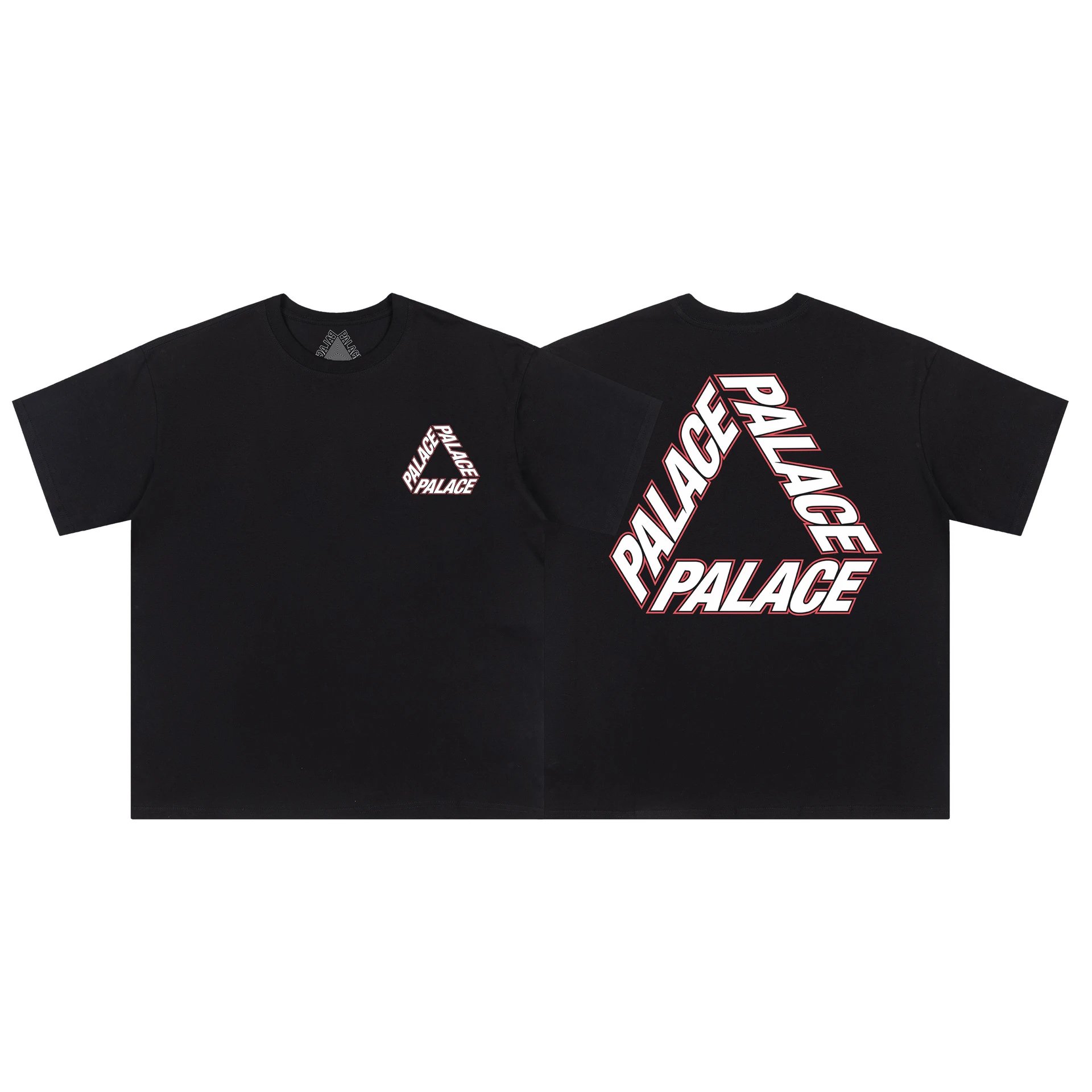 Palace T-Shirts Tri-Ferg Graphic — 06 Black