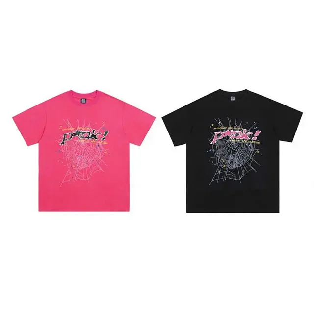 Sp5der T-Shirts Spiderweb Graphic Short-Sleeve T-Shirt product detail image 16