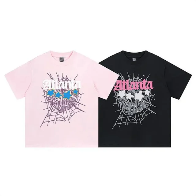 Sp5der T-Shirts Spiderweb Graphic Short-Sleeve T-Shirt product detail image 32