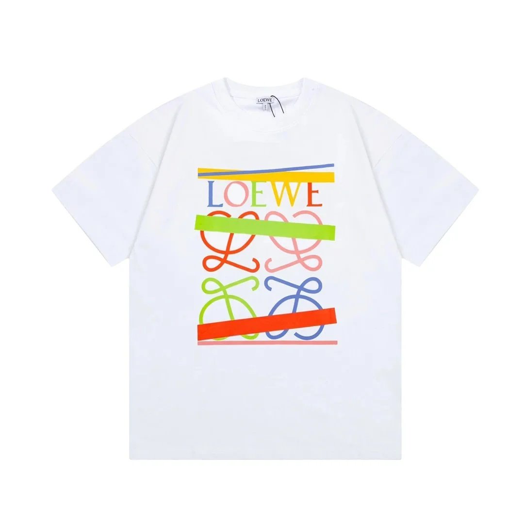 Loewe T-Shirts Short-Sleeve Graphic Logo T-Shirt — 25