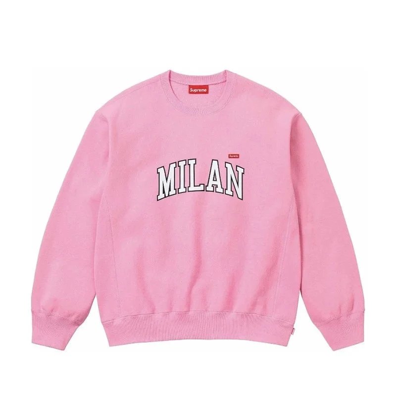 Supreme Hoodies & Sweatshirts Pullover Hoodie with Kangaroo Pocket and Logo Graphics — 21