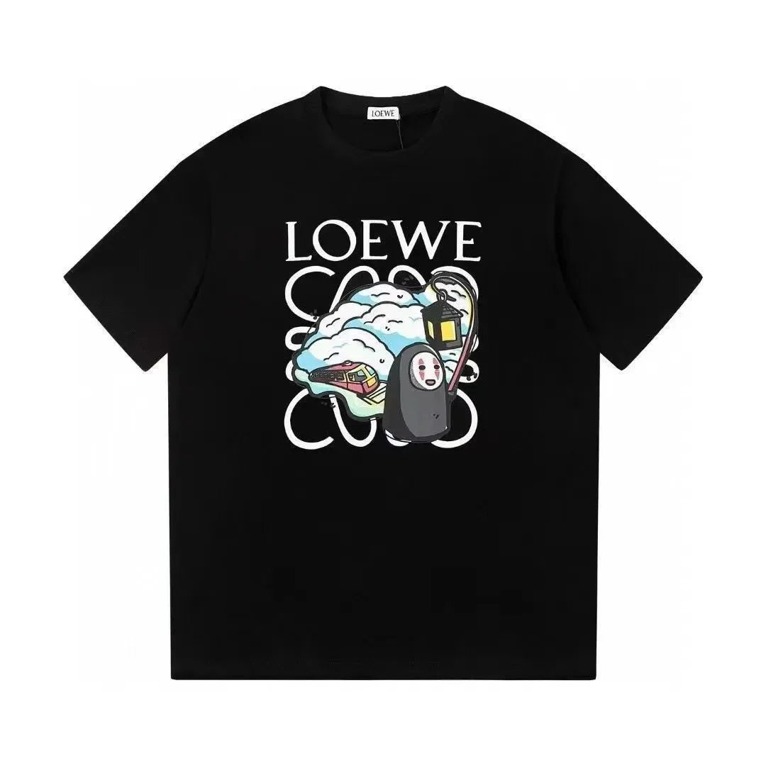 Loewe T-Shirts Short-Sleeve Graphic Logo T-Shirt — 39