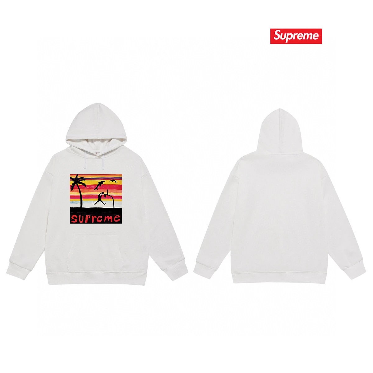 Supreme Hoodies & Sweatshirts Fleece-Lined Body Snatchers Graphic Hoodie — 58-1 Fleece-lined style