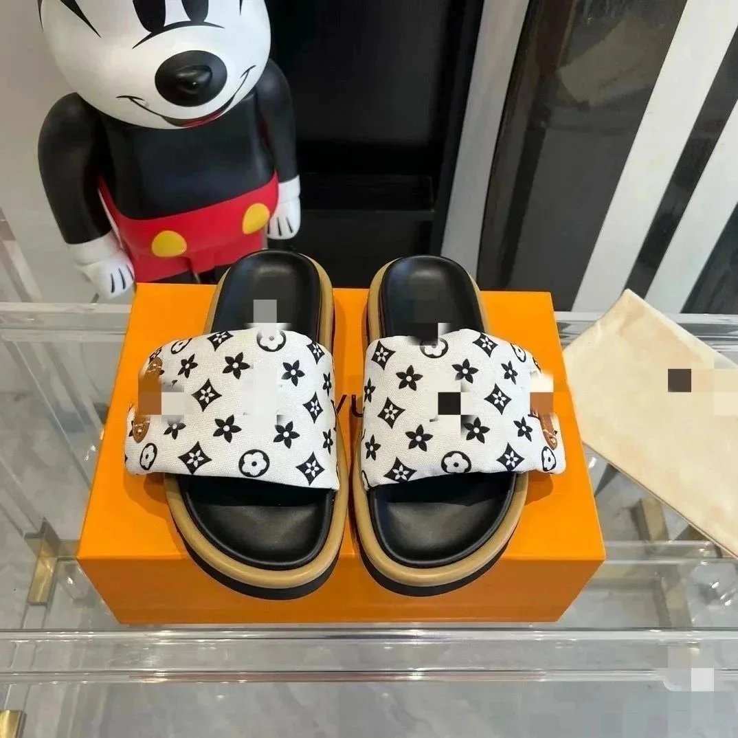 Nike Slippers Assorted Open-Back Slides — White (black background)