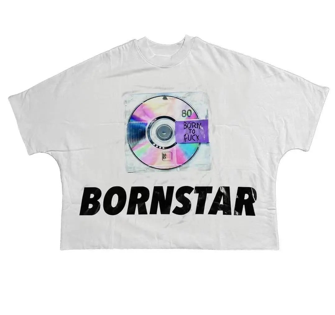 Bornstar T-Shirts Graphic Print Short-Sleeve T-Shirt — 01