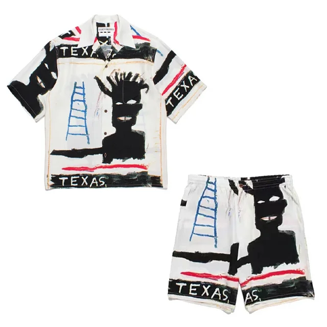 WACKO MARIA Matching Sets Tiger Print Hawaiian Shirt and Shorts Set product detail image 12