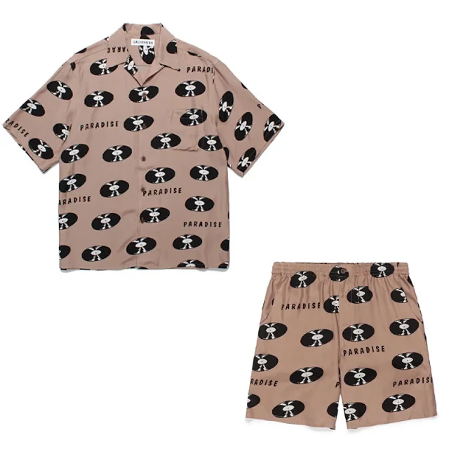 WACKO MARIA Matching Sets Tiger Print Hawaiian Shirt and Shorts Set product detail image 21
