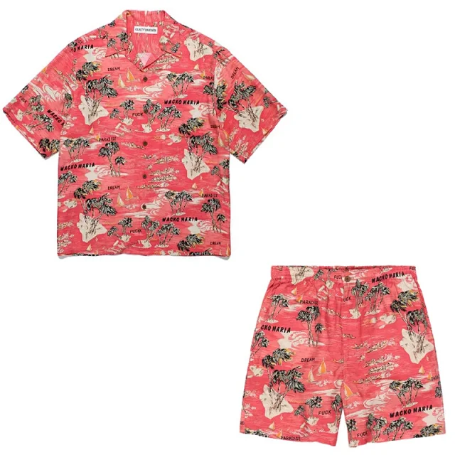 WACKO MARIA Matching Sets Tiger Print Hawaiian Shirt and Shorts Set product detail image 26