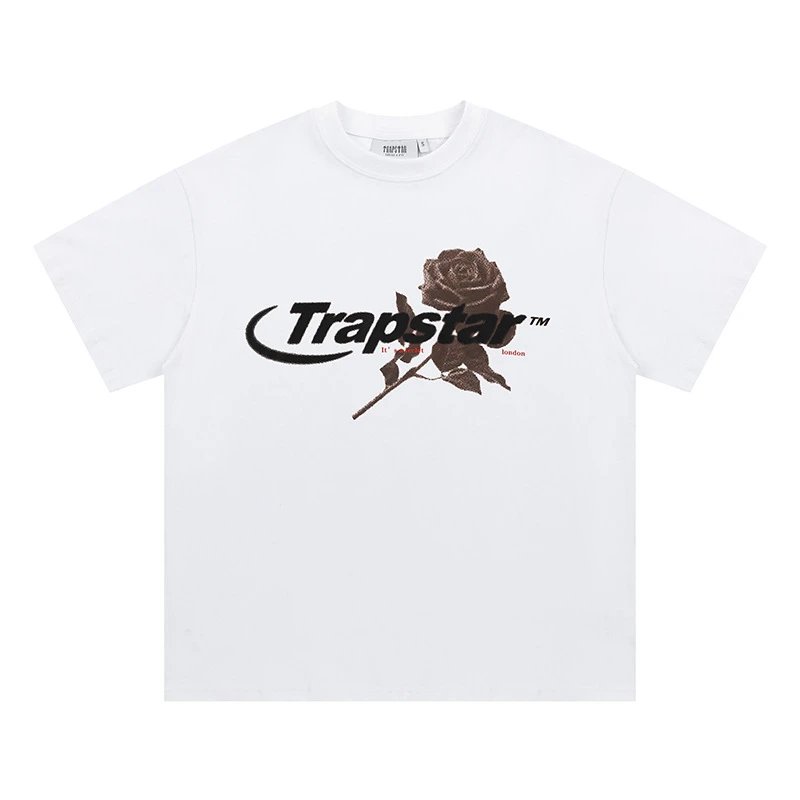Trapstar T-Shirts Graphic Logo Short-Sleeve T-Shirt — 740 white