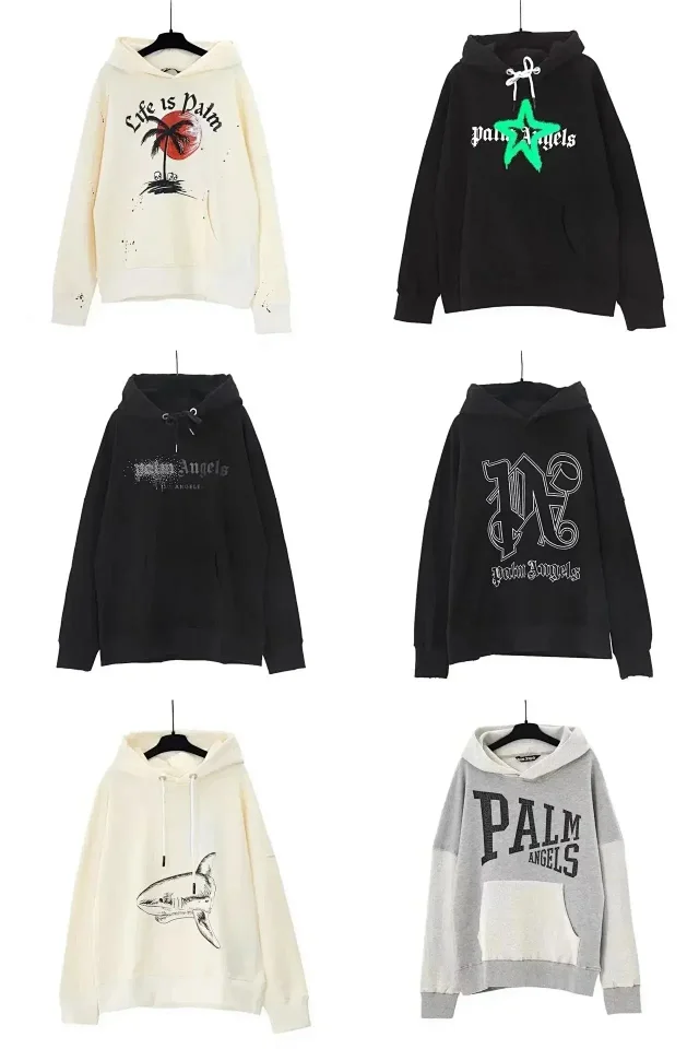 Palm Angels Hoodies & Sweatshirts Graphic Pullover Hoodie product detail image 1