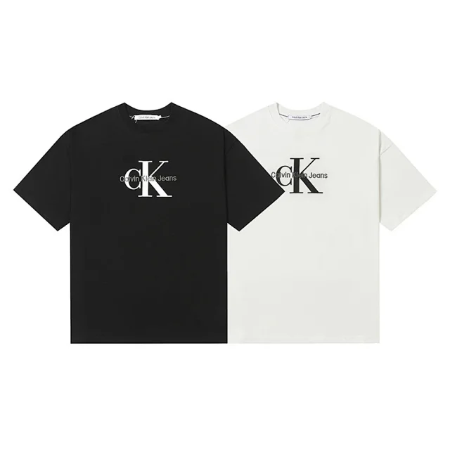 Calvin Klein T-Shirts Logo-print crew-neck short-sleeve product detail image 9