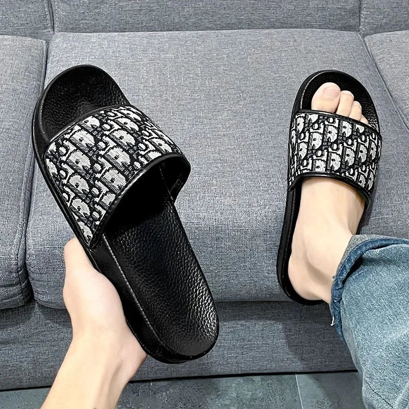 RFIDNO Sandals Monogram Slide — D gray