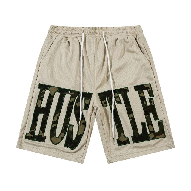 Unbranded Shorts Drawstring Mesh with Embroidered Graphic Lettering product detail image 29