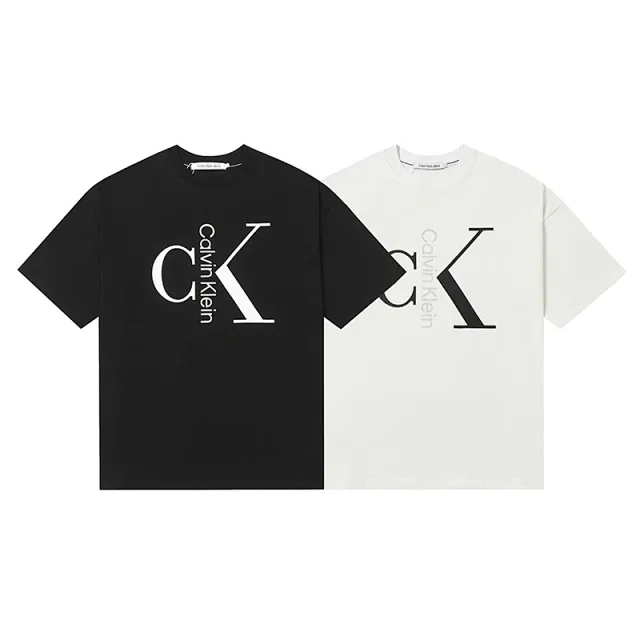 Calvin Klein T-Shirts Logo-print crew-neck short-sleeve product detail image 12