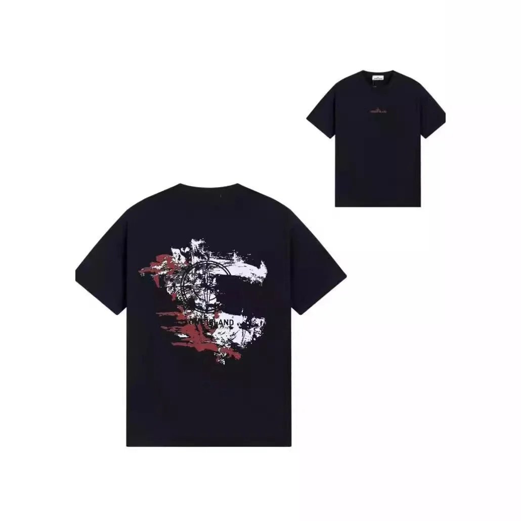 Stone Island T-Shirts Short-Sleeve Graphic Print T-Shirt image 3