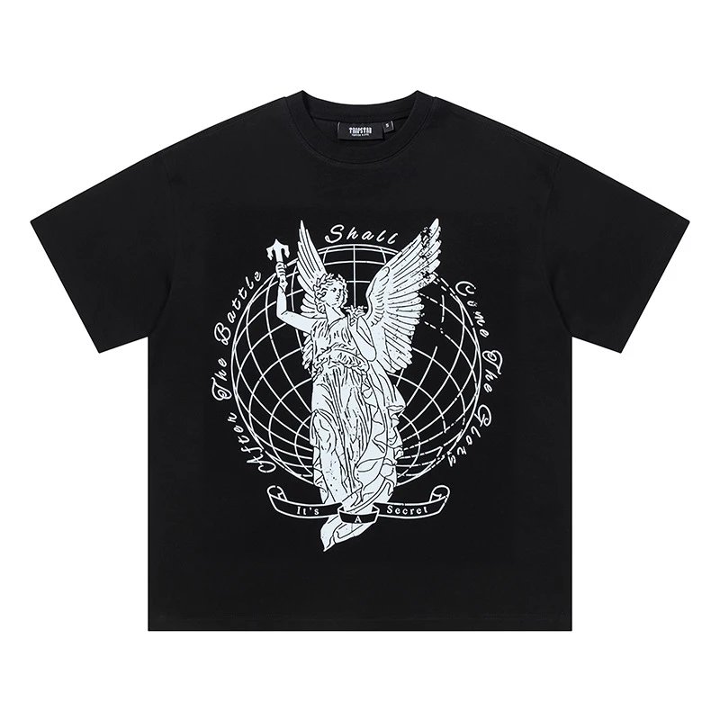 Trapstar T-Shirts Graphic Logo Short-Sleeve T-Shirt — 711 black