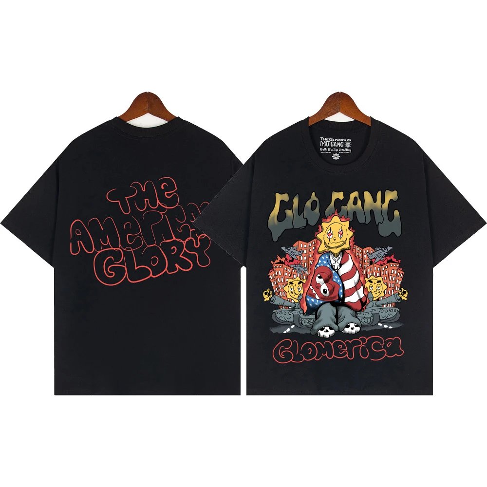 Glo Gang T-Shirts Graphic Print Crew Neck T-Shirt image 3