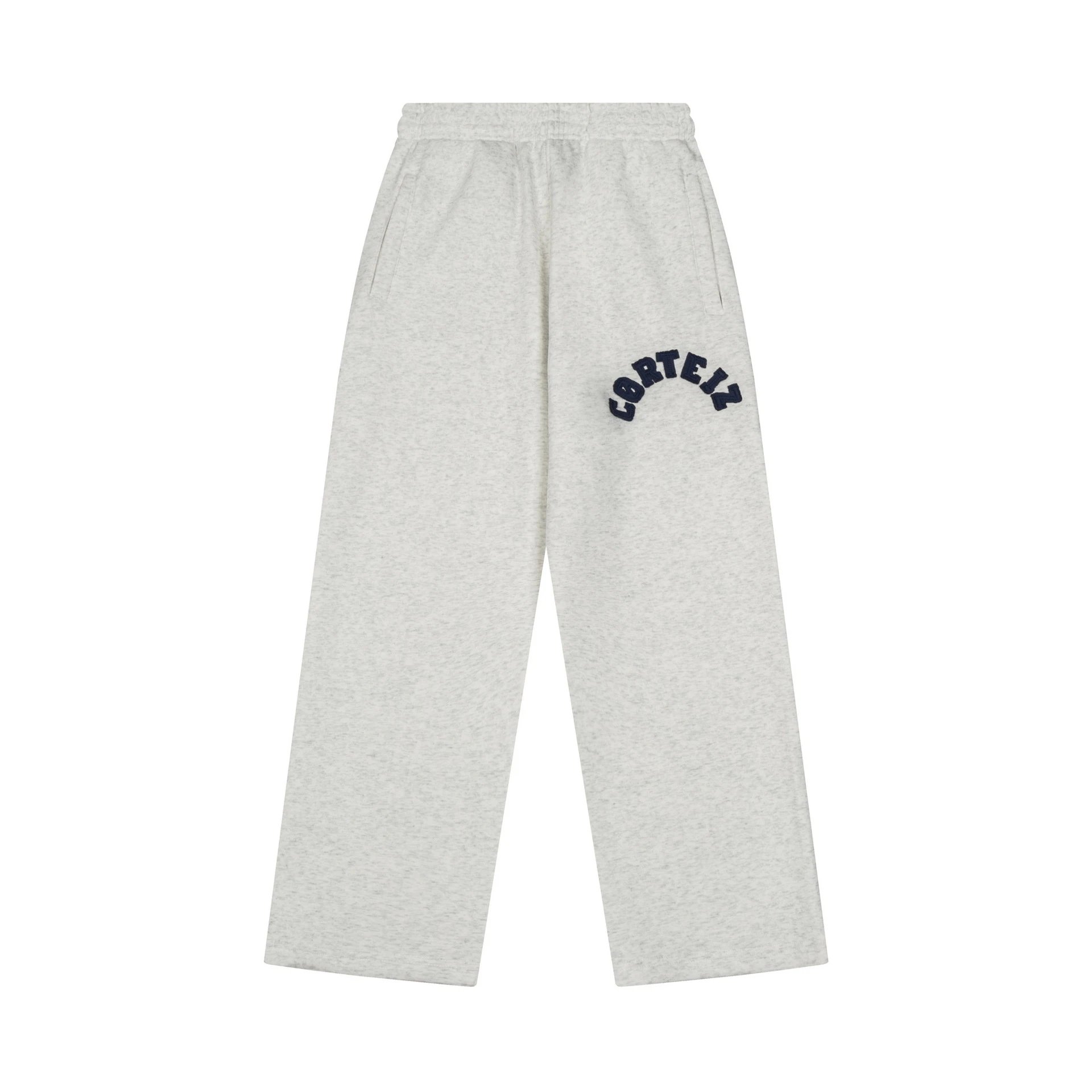 Corteiz Hoodies & Sweatshirts Logo-print hooded sweatshirt — 536 Gray trousers
