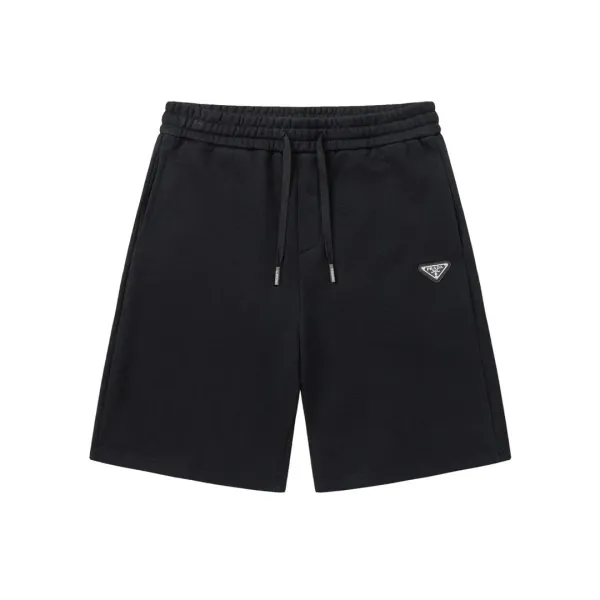 Design Tape Detail Jogger Shorts Army Green - 6