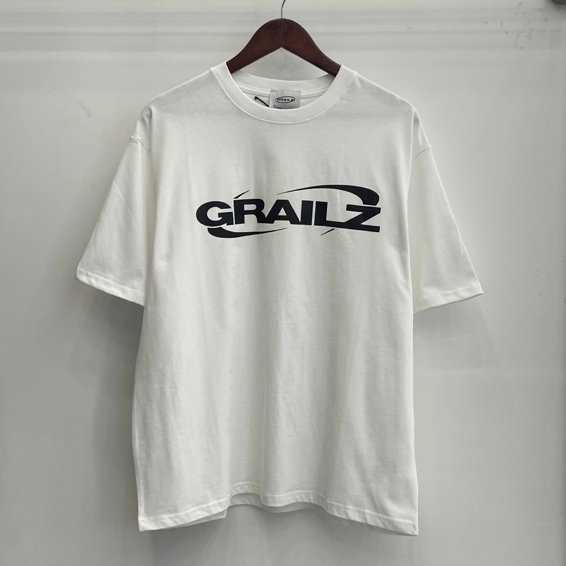 GRAILZ T-Shirts Graphic-print crew-neck T-shirt — GR1361 White