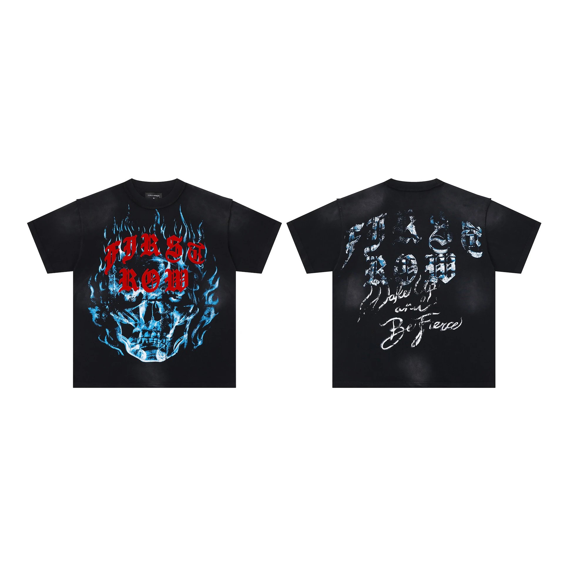 FIRST ROW T-Shirts Graphic Print — F103#