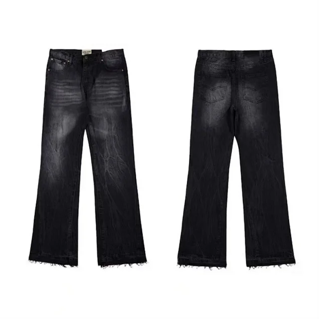 Unbranded Jeans Wide-leg distressed patchwork product detail image 52