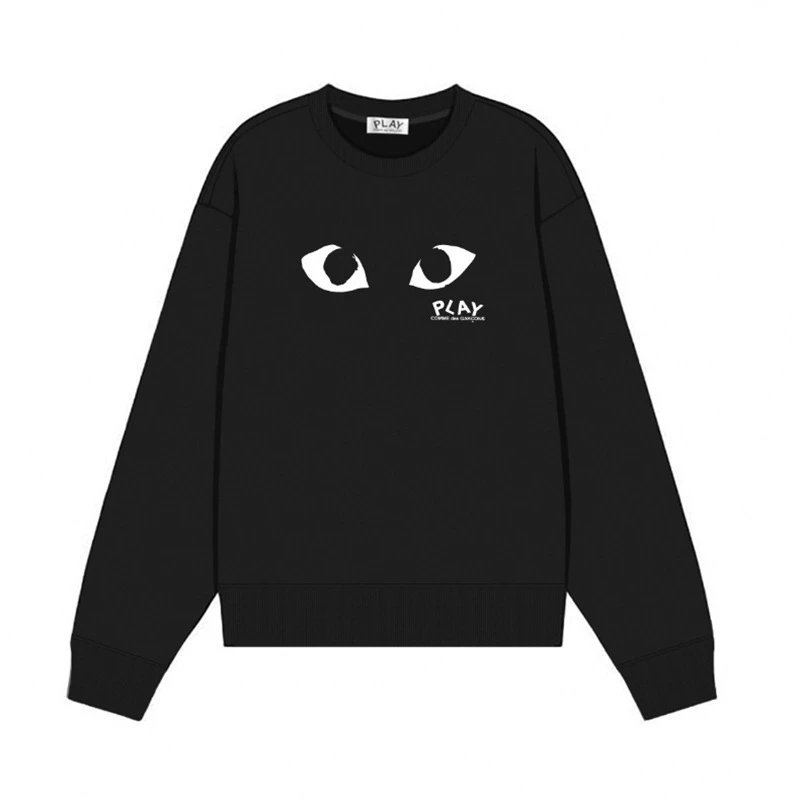 Comme des Garçons Hoodies & Sweatshirts PLAY heart graphic crewneck sweatshirt — 41 Black
