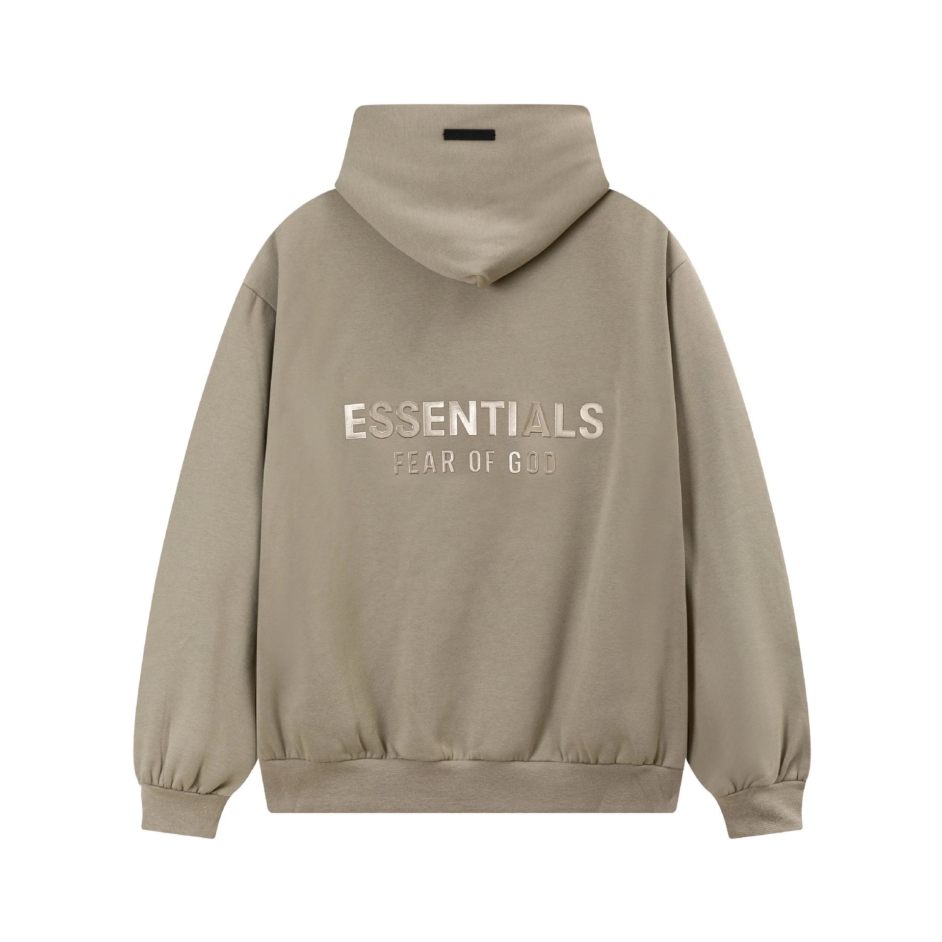 Fear of God ESSENTIALS Hoodies & Sweatshirts Logo Pullover Hoodie — 2270 Heather Gray