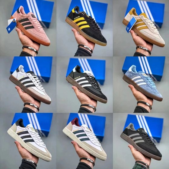 originals Handball Spzl Shock Absorbing and Slip Resistant Low Top Casual Athletic Board Shoes