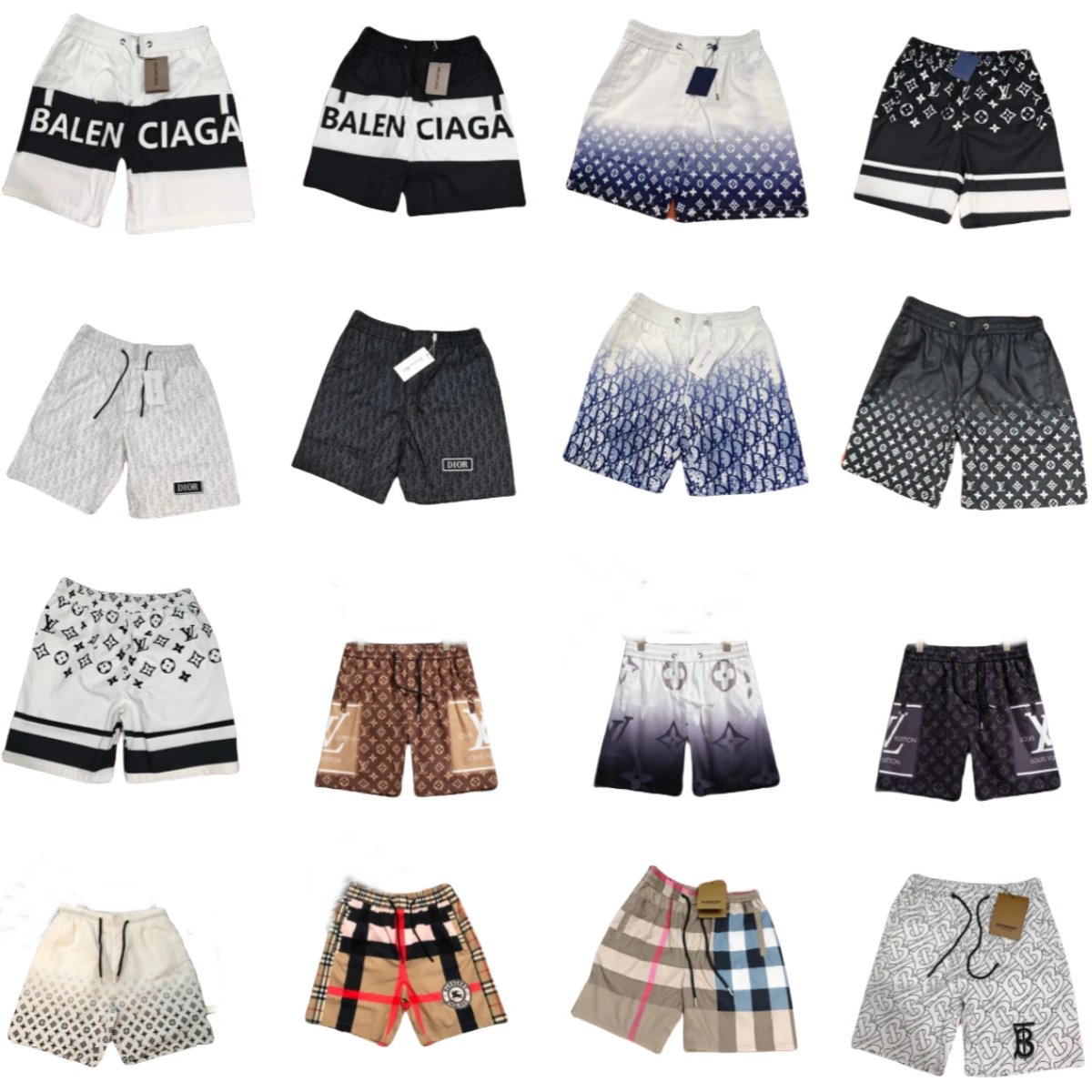 Dior Black Patterned Shorts